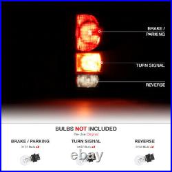 99-02 Chevy Silverado 1500 2500 3500 Brake Tail Lamp LED License Plate Light Set