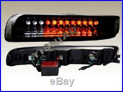 99-02 Chevy Silverado BLK Full LED Bumper Signal Lights