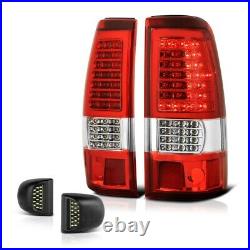99-02 Chevy Silverado GMC Sierra RED Parking Tail Lamp LED License Plate Light