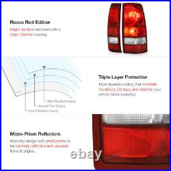 99-06 GMC Sierra 1500 2500 3500 Brake Tail Lamp LED License Plate Light Assembly