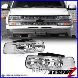 99-2002 Chevy Silverado 2500HD Pair New Headlight Parking LED Signal Tail Lights
