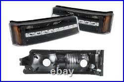 Anzo LED Parking Lights Black for 03-06 Avalanche 03-07 Silverado 1500/2500/3500