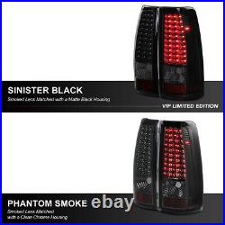 BLACK SMOKE Tail Light 03-06 Silverado 2500 3500