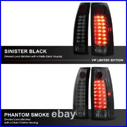 BLACK SMOKE Tail Light Set 88-99 C10 Silverado Sierra