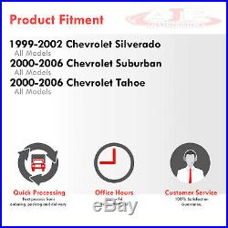 Black Clear Corner Bumper Head Lights Lamps LH+RH For 1999-2002 Chevy Silverado