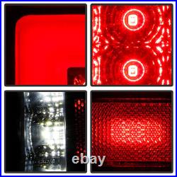 Black Full LED Tail Lights Brake Lamps For 2007-2013 Silverado 1500 2500 3500 HD