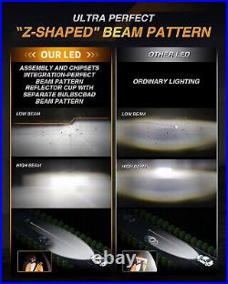 Black LED Headlights Turn Signal Marker DRL For 03-07 Chevy Silverado Avalanche