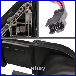 Black Manual LED Amber Turn Signal Side Towing Mirror for Sierra Silverado 99-07