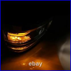 Black Projector Headlights For 2014-2015 Chevy Silverado 1500 Pickup Headlamps