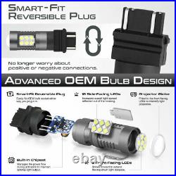 Brake+Signal Black Tail Light Backup High Power LED BackUp Bulb