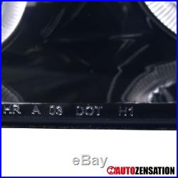 Chevy 02-06 Avalanche 03-07 Silverado Glossy Black LED Halo Projector Headlights
