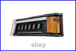 DRL LED Headlights Bumper Turn Signal Side Marker Lamp For Chevy Silverado 03-06