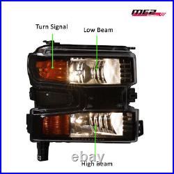 Driver Side Headlight For Chevy Silverado 1500 2019-2022 withTurn Signal Left