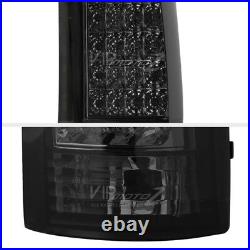 Exclusive 88-98 Chevy GMC C/K Pickup Dark Smoke LED Rear Tail Lights Assembly