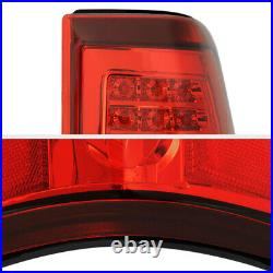 FACTORY RED LED Brake Tail Lamps Pair 2003-2006 Chevy Silverado 1500 2500 3500