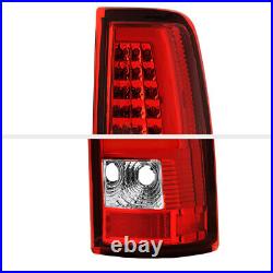 Factory RED 2003-2007 Chevy Silverado 1500 2500 3500 NEON Tube LED Tail Lights