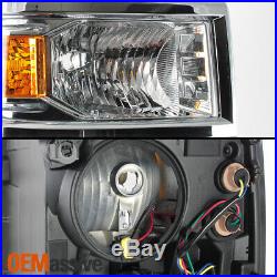 Fit 2014-2015 Chevy Silverado 1500 Headlights L+R Replacement 14 15 Lights