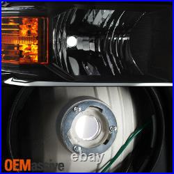 Fit 2014-2015 Chevy Silverado 1500 Passenger Side Black Headlight Replacement