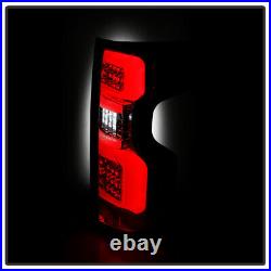 Fit 2019-21 Chevy Silverado 1500 TRON STYLE LED Bar Tail Light Rear Lamps Pair