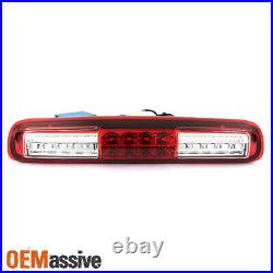 Fit 99-02 Chevy Silverado 99-06 GMC Sierra Red LED Tail Lights + 3rd Brake Light