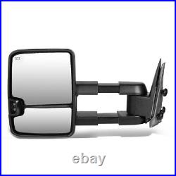 Fit 99-02 Silverado Sierra Powered+Heated+LED Turn Signal Tow Towing Mirror Left