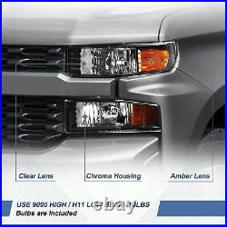 Fit For 2019 2020 2021 2022 Chevrolet Chevy Silverado 1500 Headlight Driver Side