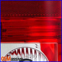 Fits 03-06 Chevy Silverado Sierra Pickup Truck Red Clear LED Tail Lights Lamp