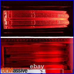 Fits 03-06 Chevy Silverado Sierra Pickup Truck Red Clear LED Tail Lights Lamp