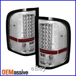 Fits 07-13 Chevy Silverado 1500 2500 3500 LED Tail Brake Lights Lamps Left+Right