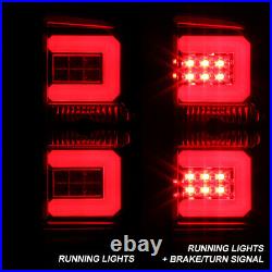 Fits 16-18 Chevy Silverado 1500 LED Model Red LED Tube Tail Lights Brake Lamp