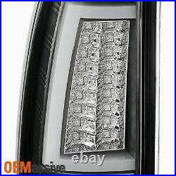 Fits 2003-2006 Chevy Silverado GMC Sierra 1500 2500HD 3500 Black LED Tail Lights