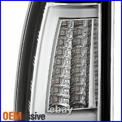Fits 2003-2006 Chevy Silverado GMC Sierra 1500 2500HD 3500 Clear LED Tail Lights