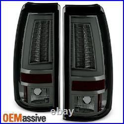 Fits 2003-2006 Chevy Silverado GMC Sierra 1500 2500HD 3500 Smoke LED Tail Lights
