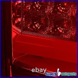Fits 2003-2006 Silverado Black Headlights Turn Signal+LED Tail Brake Lamp Red