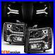 Fits_2007_2013_Chevy_Silverado_Pickup_Dual_DRL_LED_Black_Projector_Headlights_01_erz