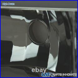 Fits 88-98 Chevy GMC C10 C/K Silverado Sierra Clear/Smoke Headlights with LED tube