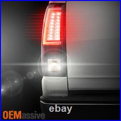 Fits 99-02 Silverado Sierra 1500 2500 HD 2001-03 3500 Black Tube LED Tail Lights