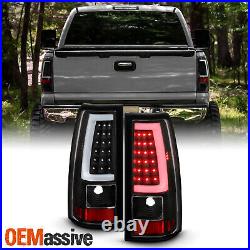 For 03-06 Chevy Silverado 1500/2500/3500/1500HD/2500HD C-Tube Black Tail Light