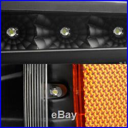 For 03-06 Chevy Silverado LH + RH Black LED CCFL Head Lights + DRL Signal Lights