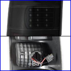 For 03-06 Silverado Black Smoked LED Tail Lights with LED Reverse, Turn Signal