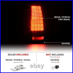For 03-06 Silverado Truck Factory Style RED/CLEAR LED Tail Light Brake Lamp PAIR