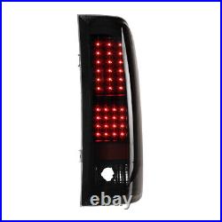 For 07-13 Chevy Silverado 1500 2500HD 3500HD LED Tail Lights Lamps Black Smoke