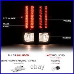 For 07-13 Chevy Silverado 1500 2500HD 3500HD WINE RED LED SMD Rear Tail Light