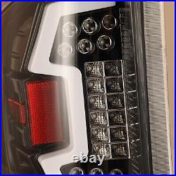 For 07-13 Chevy Silverado 1500 2500 3500 LED Tail Lights Sequential Black Clear