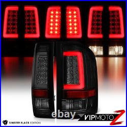 For 07-13 Chevy Silverado Black Smoked Lens LED Bar Brake Signal Lamp Tail Light