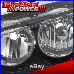 For 07-13 Chevy Silverado Chrome Clear Corner Headlight Led Streak Tail Lights