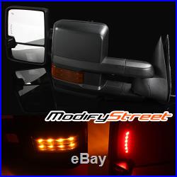For 07-13 Silverado Power/heated Towing Side Mirrors Turn Signal/clearance Light