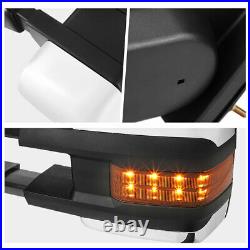 For 07-14 Chevy/GMC GMT900 Power+Heated Towing Side Mirrors withAmber Turn Signal