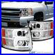 For_07_14_Chevy_Silverado_Pickup_Clear_LED_Bar_Projector_Headlights_Left_Right_01_emo