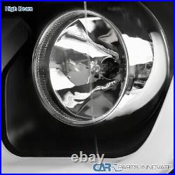 For 14-15 Chevy Silverado 1500 Pickup Black Halo Projector Headlights+LED Signal